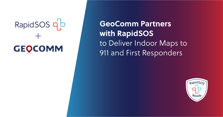 GeoComm PR Announcement Graphic|RapidSOS