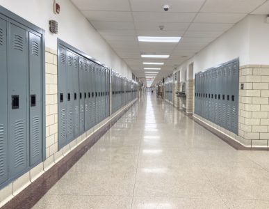 School corridor