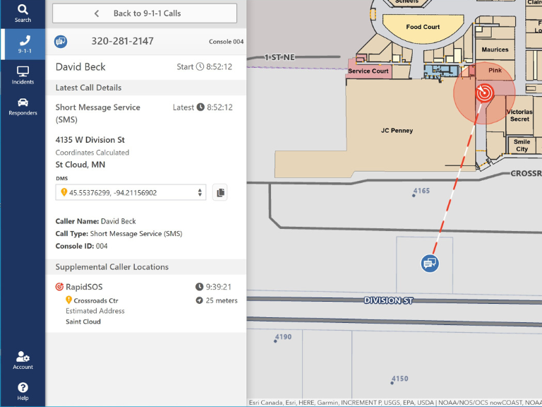 GeoComm Maps Interface